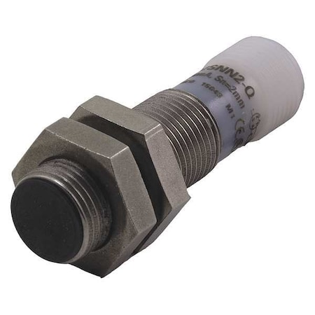 Eaton Cylindrical, Inductive Proximity Sensor, 12 mm Dia., Stainless Steel, Micro, 3 Wires, Shielded E57PS-12SPN2-Q