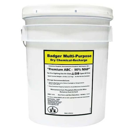 Badger Refill Pail, 50 lbs AD50P Pail M