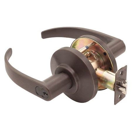 Best Lever Lockset, Mechanical, Passage, Grd. 2 7KC30N14DS3613