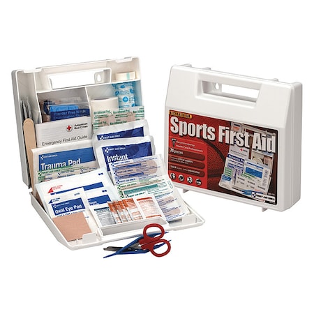 First Aid Only First Aid Kit and Housing, Plastic 70 Components, 10 People Served SM-134