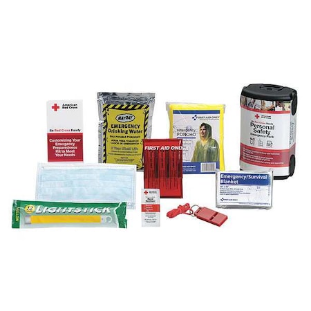 First Aid Only First Aid kit, Plastic 26 Components, 5 People Served RC-612
