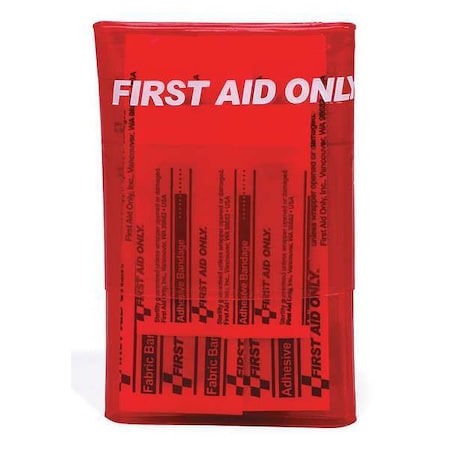 First Aid Only First Aid Kit and Housing, Vinyl 18 Components, 1 People Served FAO-600