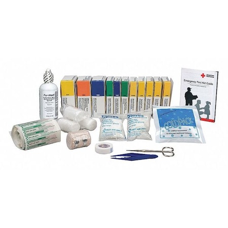 First Aid Only Complete Refill or Kit, Not Applicable Not Applicable, 196 Components, 50 People Served 225-REFILL