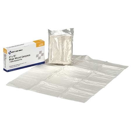 FIRST AID ONLY Compress, Sterile, White, No, Gauze 3-008