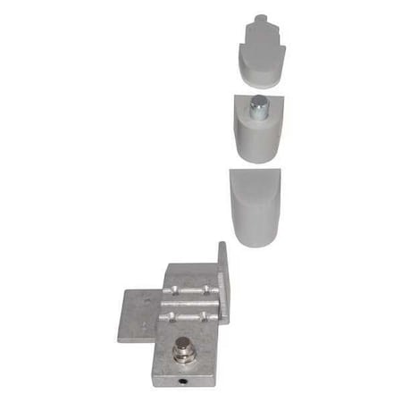 Kaba Ilco Pivot Hinge, Diecast Aluminum, Surface Mounting, 1 3/16 in Leaf H, Aluminum IL-OP-19-RH-AL SETS - ALDORA STYLE