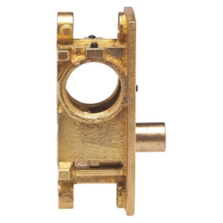 KABA ILCO Bottom Rail Lock, Brass, 1-9/16in BRL-03