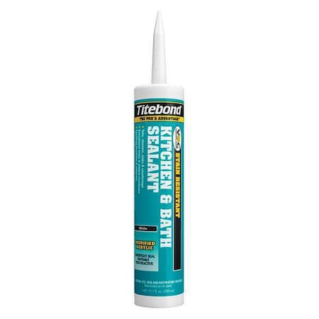 Titebond Kitchen and Bath, 10.1 oz, Cartridge, Whites, Hybrid Base 1701