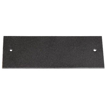 WIREMOLD Blank Cover Plate, Gray, Steel OFR47-B