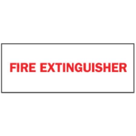 Zing Sign, Fire EXtinguisher, 5X14", Adhesive 1900S