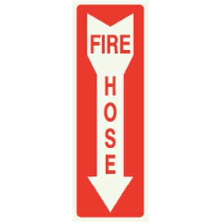 Zing Fire Sign, 14 in Height, 3 1/4 in Width, Rectangle, English 1895S