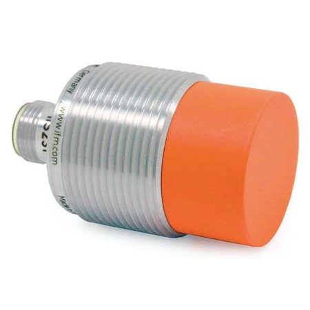 Ifm Cylindrical, Inductive Proximity Sensor, 30 mm Dia., Brass, M12, 3 Wires, Unshielded IIS231