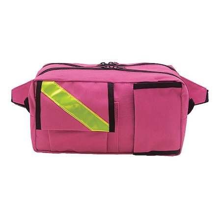 Emi Rescue Fanny Pack, Nylon, 10 in L, 6 in W, Pink 9147