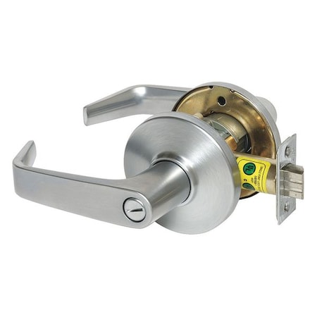 Stanley Security Lever Lockset, Mechanical, Privacy, Grd. 1 9K30L15DSTK626