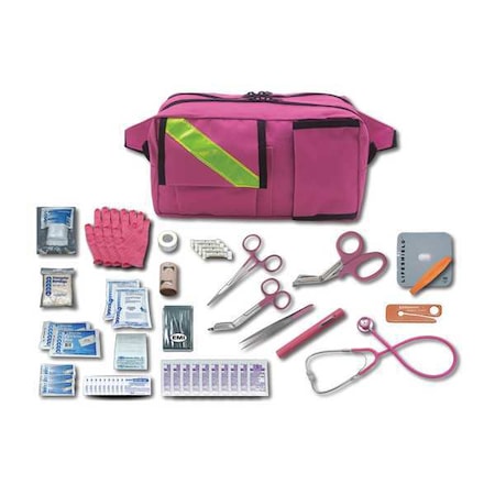 Emi Trauma Kit, Nylon Bag, 80 Components, 2 People Served 855
