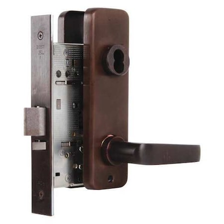 Best Mortise Lockset, Lever, 40H Ser., 40H Escutcheon, Store, Mech. 45H7W15J613