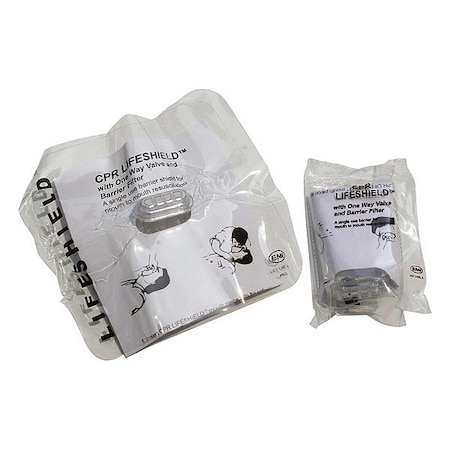 Emi CPR Lifeshield, Plastic Bag, 1 Components, 1 People Served 472