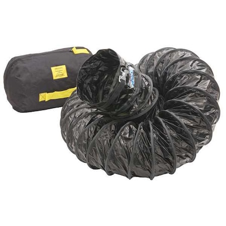 Ramfan Ventilation Duct, 25 ft., Black FDT-0825CBB
