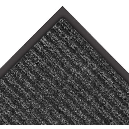 NOTRAX Entrance Mat, Charcoal, 4 ft. W x 8 ft. L 109S0048CH