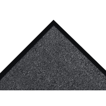 Notrax Entrance Mat, Polypropylene, 3/8 in Thick, Charcoal, 3 ft W x 10 ft L 131S0310CH