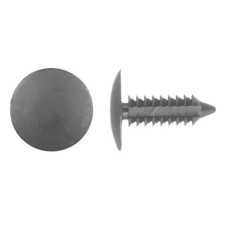 Zoro Select Push-In Rivet, Dome Head, 0.219 in Dia., 3/4 in L, Nylon Body, 50 PK 5610PK