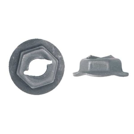 Zoro Select Cap Nut, M5, Steel, Black Phosphate, 6 mm H, 50 PK 1041PK