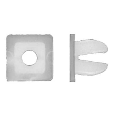 Zoro Select 4.2 mm Nylon Side Marker Light Nuts, 50 pk. 1577PK