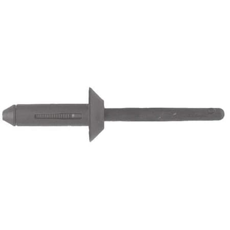 Zoro Select Blind Rivet, Dome Head, 13/64 in Dia., 13/16 in L, Nylon Body, 25 PK 9053PK