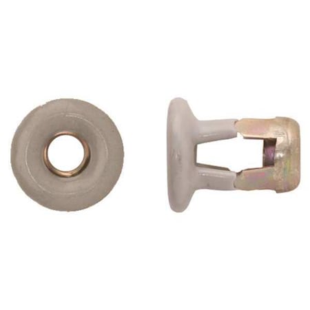 Zoro Select Rivet Nut, M6-1.00, Steel, Raintite, 10 PK 1793PK