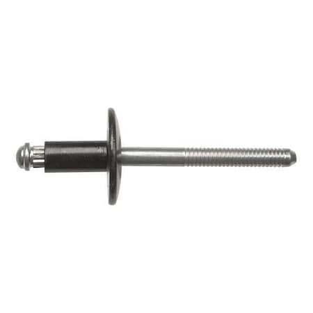 Zoro Select Blind Rivet, Flanged Head, 25 PK 4002PK