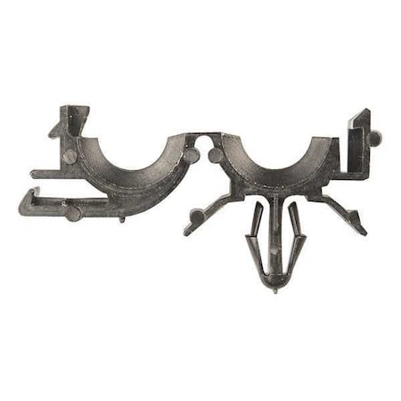 Zoro Select Push-In Rivet, 11/32 in Dia., Nylon Body, 25 PK 1237PK