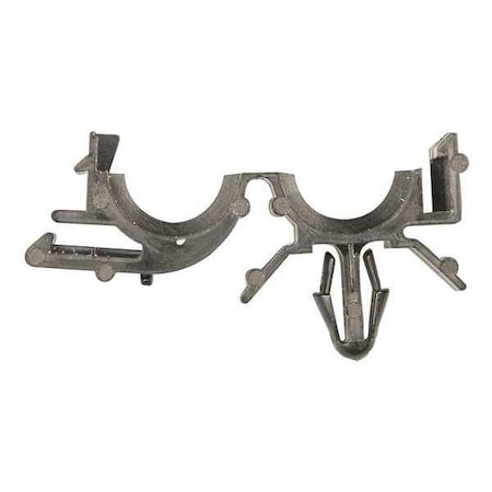 Zoro Select Push-In Rivet, 13/32 in Dia., Nylon Body, 25 PK 1238PK