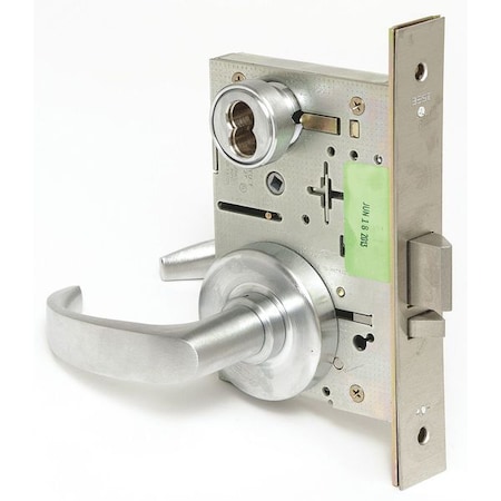 Best Mortise Lockset, Lever, 40H Rose, Ser. 40H, Grd. 1, Storeroom 45H7D14R626