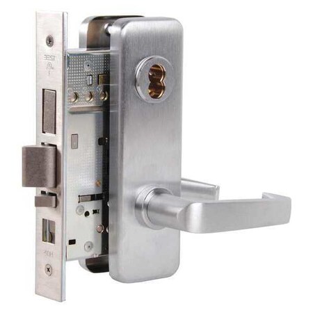 Best Mortise Lockset, Lever, 40H Ser., 40H Escutcheon, Dorm, Mech. 45H7TA15J626