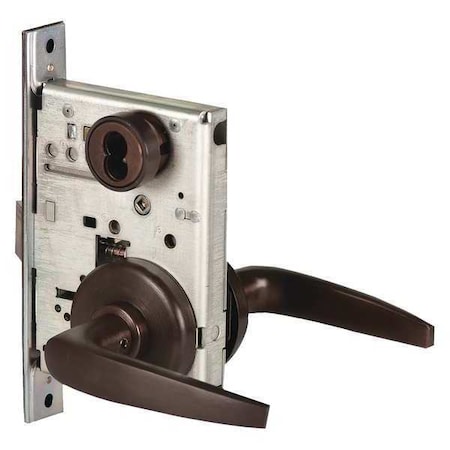 Best Mortise Lockset, Lever, 40H Ser., 40H Rose, Dorm, Mech. 45H7TA16H613