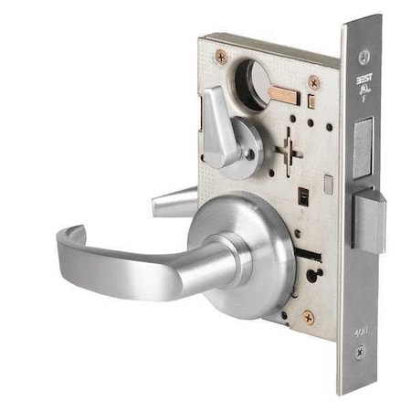 Best Mortise Lockset, Lever, 40H Rose, Series 40H, Grd. 1, Privacy 45H0L16R630 7/8