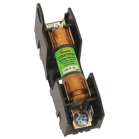 Eaton Bussmann Open Fuse Block, H; K5 UL Class, 250V AC/DC Volt Rating, 1 Poles, Quick Connect HM25030-1QR