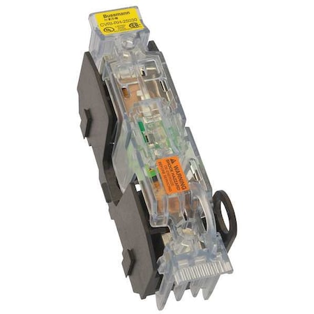 Eaton Bussmann Open Fuse Block Cover, H; K UL Class, 0 to 30A Amp Range, 250V AC/DC Volt Rating CVR-RH-25030