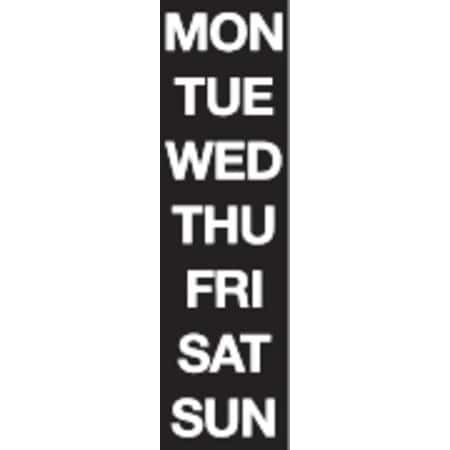 Magna Visual Magnetic Heading Letters, 2 in., 1 in. H FH-27