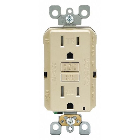 Leviton GFI Receptacle GFTR1-I