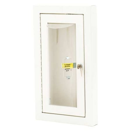 Loma Fire Extinguisher Cabinet, Semi Recessed, 20 3/4 in Height, 5 lb 7308-BB