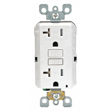 Leviton GFI Receptacle GFTR2-W