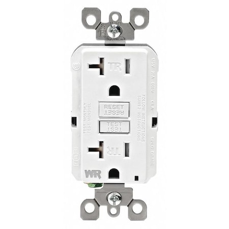 Leviton GFI Receptacle GFWT2-W