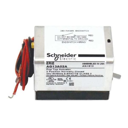 Erie Normally Closed Actuator, 24V, End Switch AG13A02A