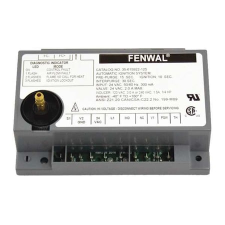 Fenwal Control Board, 24V 35-615922-125