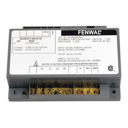 Fenwal Control Board, 24V 35-655600-003