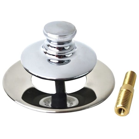 Watco Bathtub Stopper and Drain, Push Pull 48751-PP-CP
