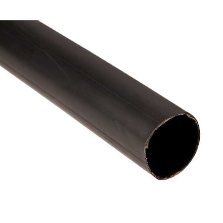 3M Adhesive Lined Heat Shrink Tube, Thin Wall, 2.5:1 I.D. Shrink Ratio, 0.19 in I.D. Before Shrinking MW-3/16-6"-Black PK100