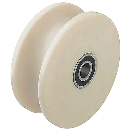 Zoro Select Caster Wheel, Cast Nylon, 8 in., 6600 lb. GSPO 200/35K