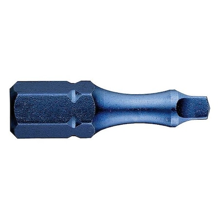 Westward Torsion Bit, 1/4", Square Recess, No 3, 1", PK5 40L584