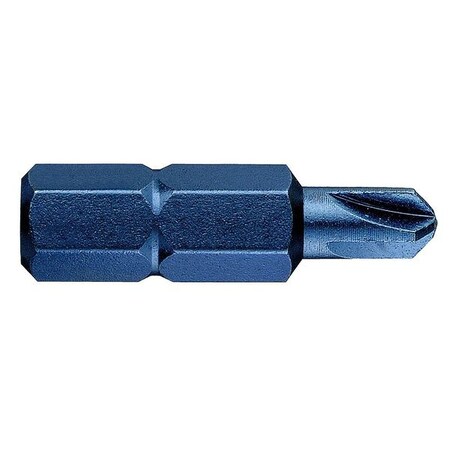 Westward Torsion Bit, SAE, 1/4", Hex, No 1, 1", PK5 40L587